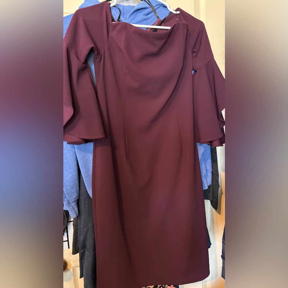 Calvin Klein Bell Sleeves Dress
